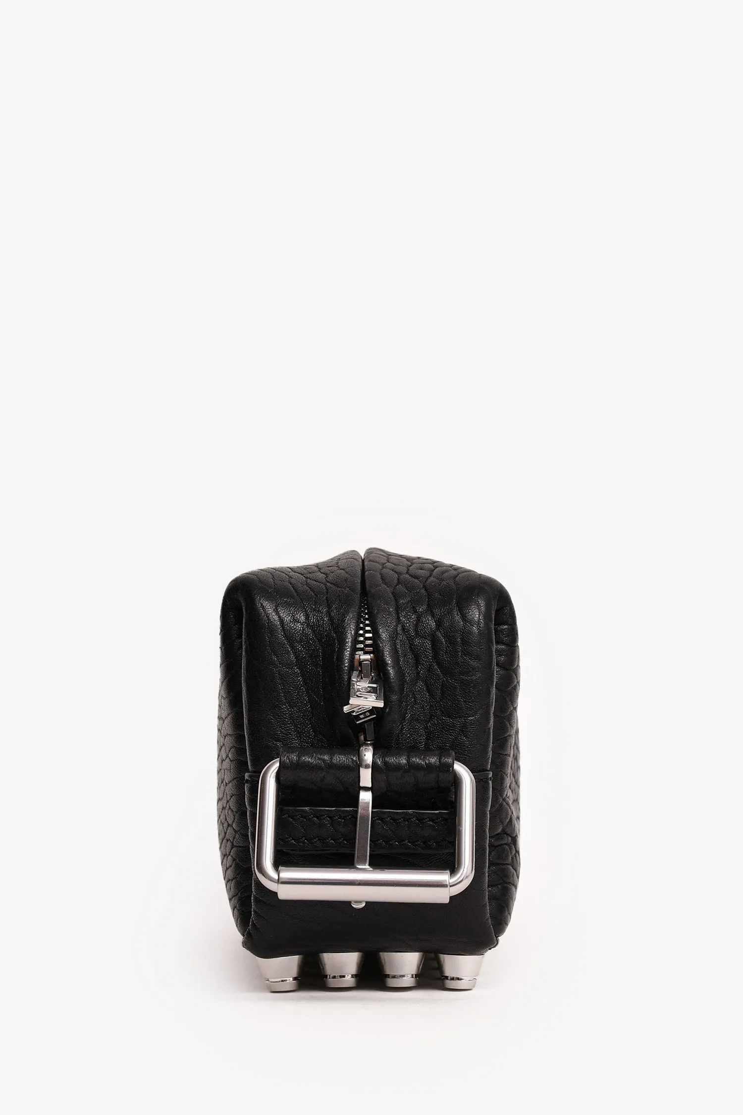 Alexander Wang Black Leather Ricco Shoulder Bag With Strap