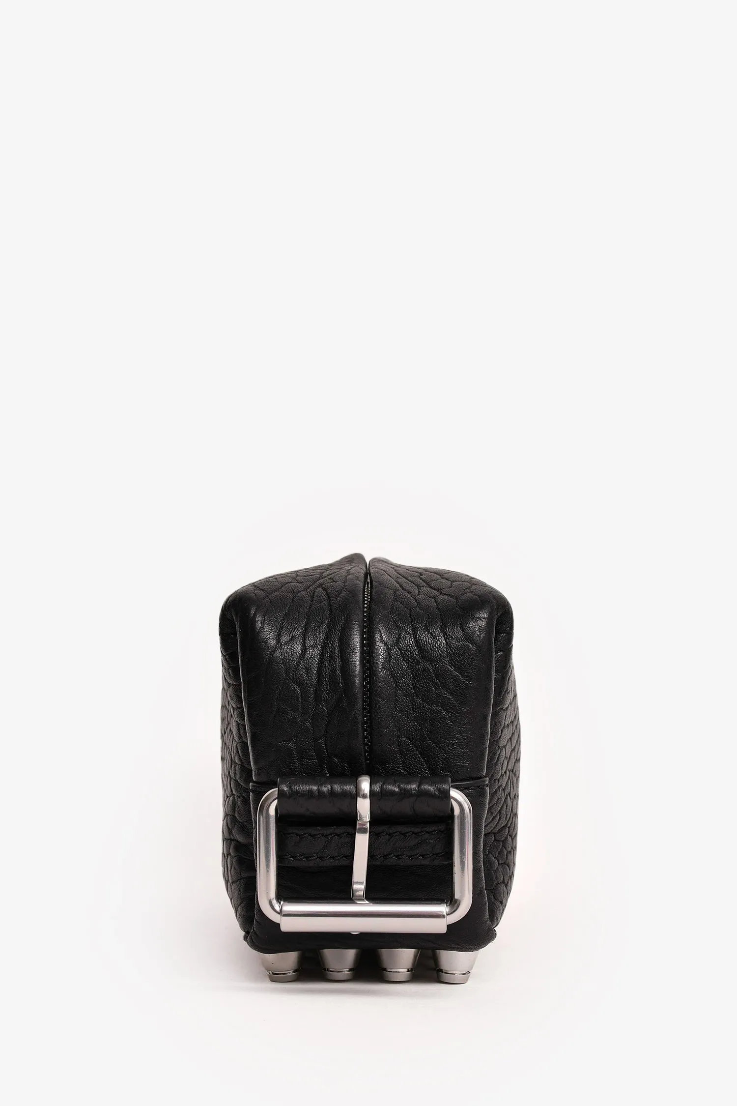 Alexander Wang Black Leather Ricco Shoulder Bag With Strap