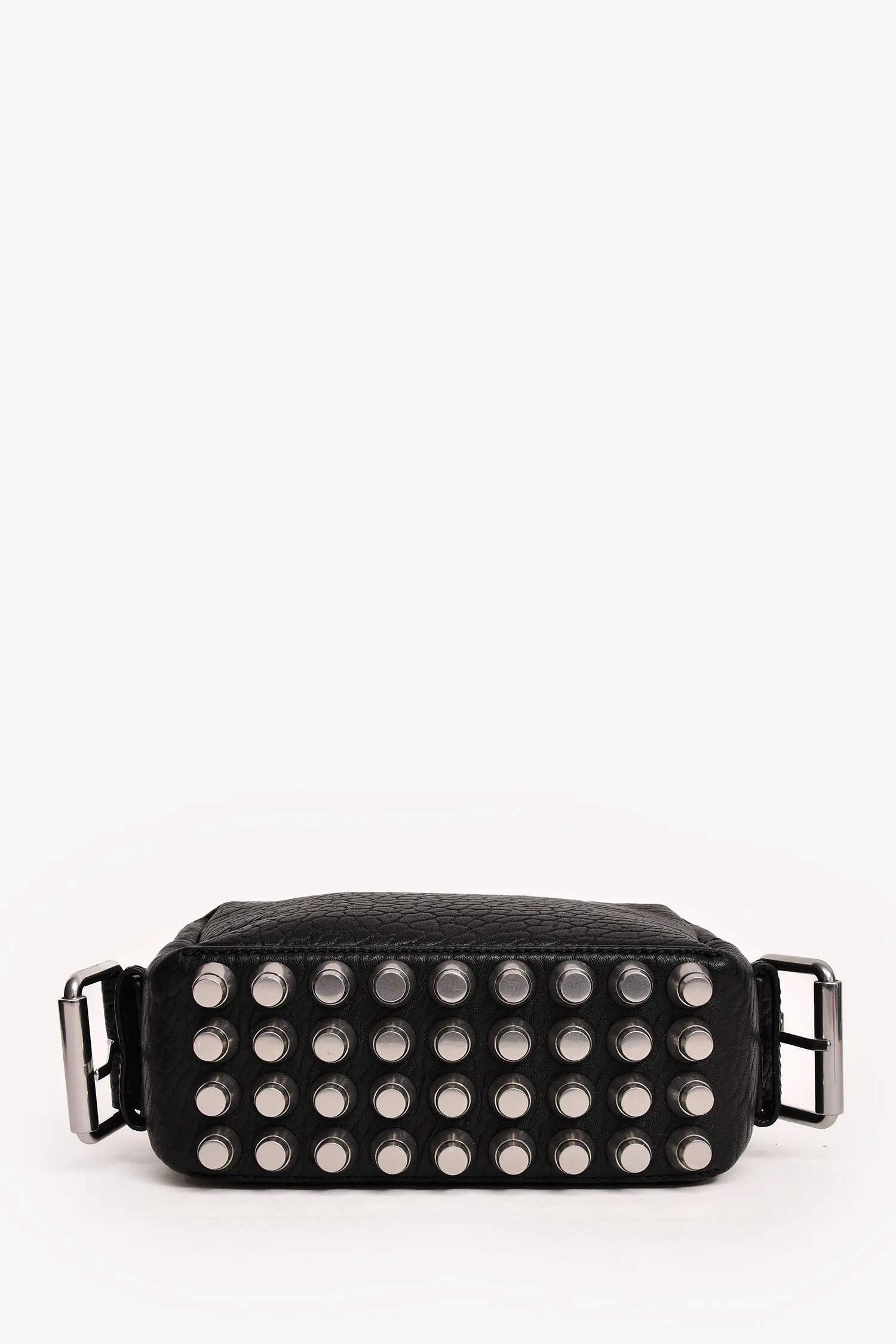 Alexander Wang Black Leather Ricco Shoulder Bag With Strap