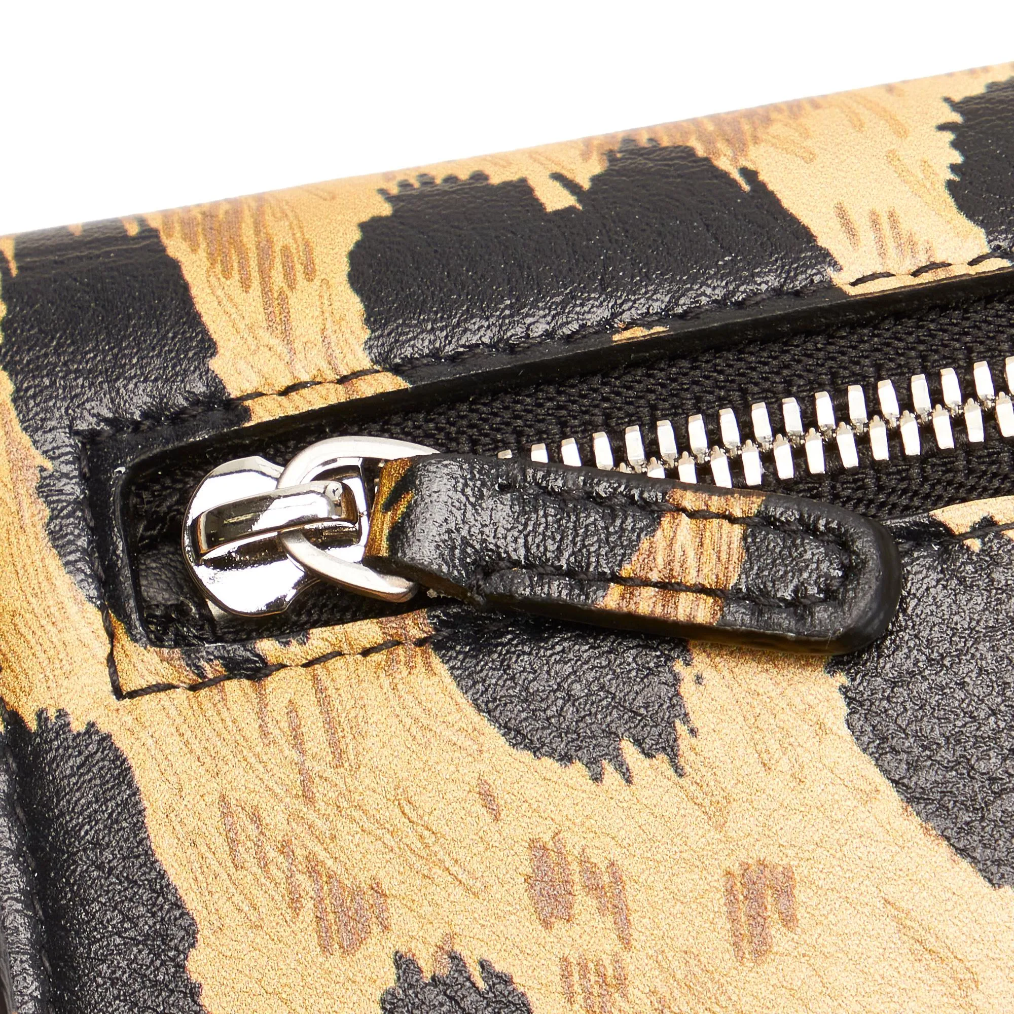 Balenciaga Leopard Print Leather Shoulder Bag (SHG-27193)