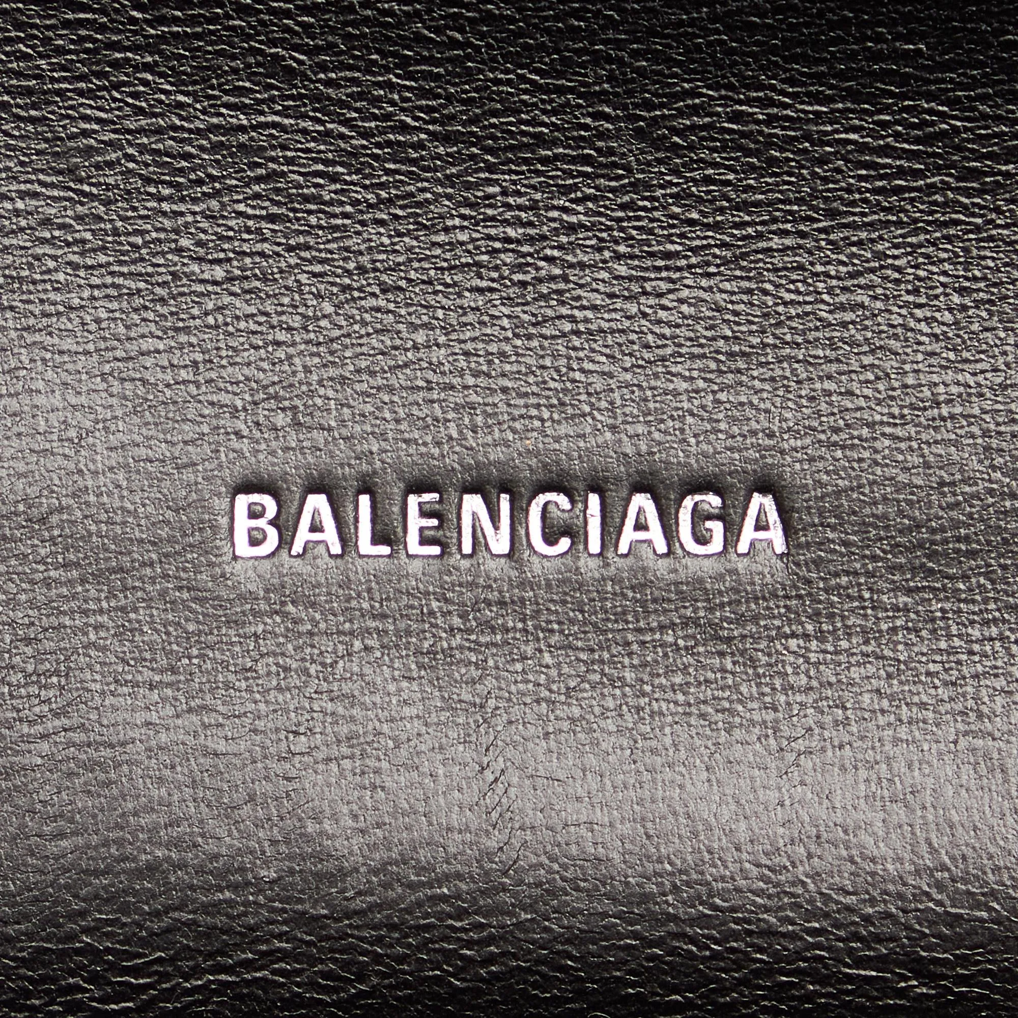 Balenciaga Leopard Print Leather Shoulder Bag (SHG-27193)