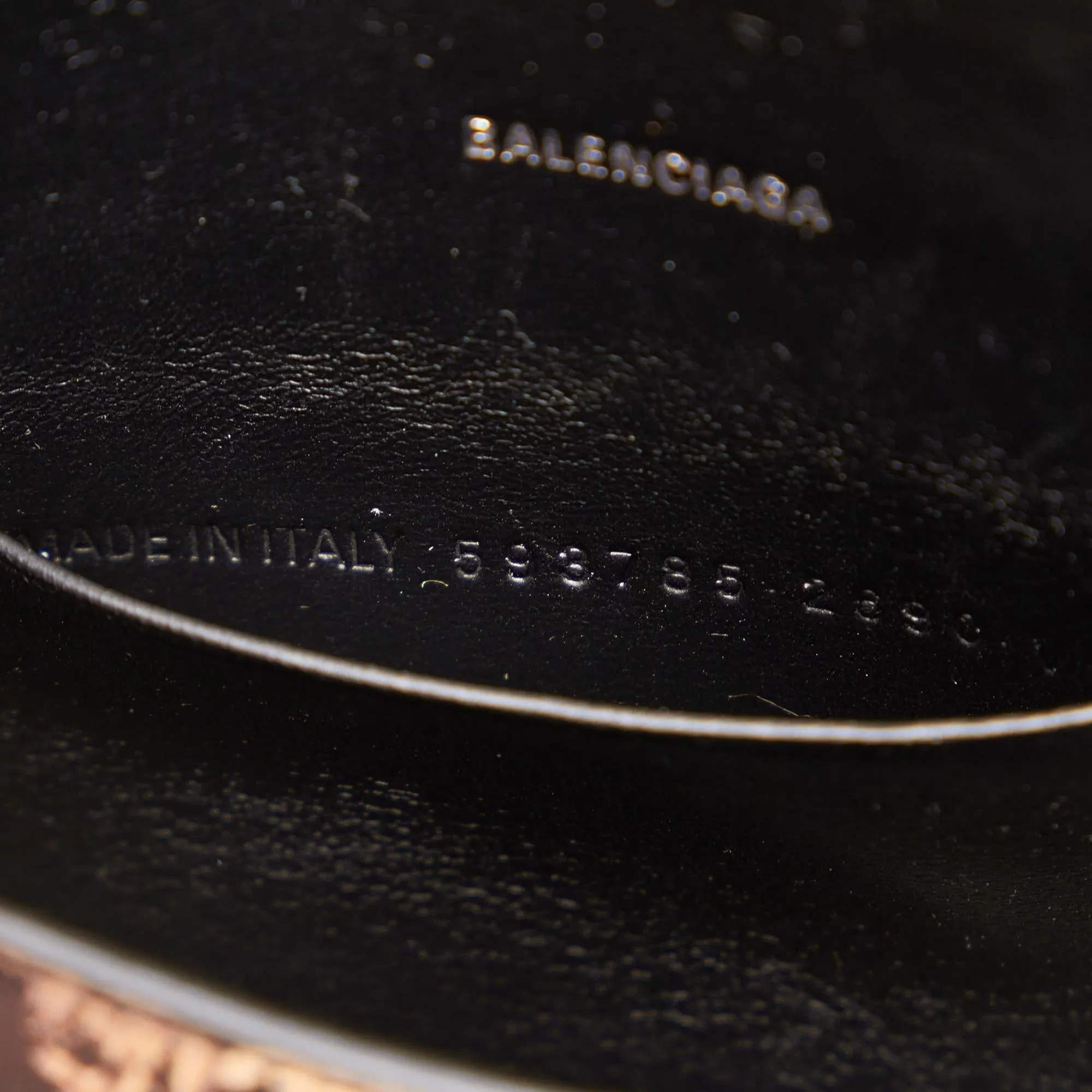 Balenciaga Leopard Print Leather Shoulder Bag (SHG-27193)