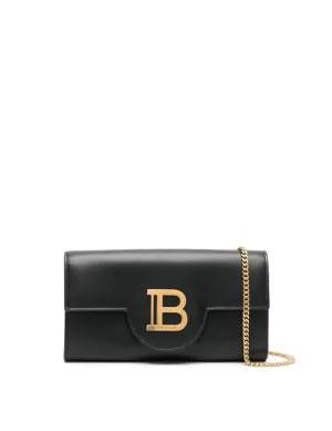 Balmain B-Buzz wallet on chain-calfskin