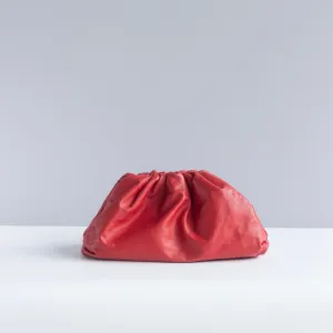 BOTTEGA VENETA - POUCH BAG RED CALFSKIN
