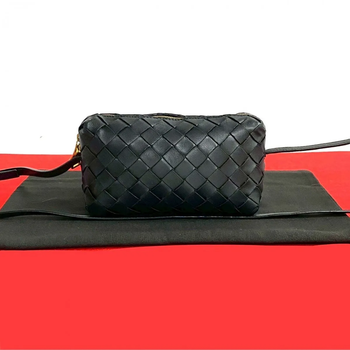 BOTTEGAVENETA Shoulder Bag leather black