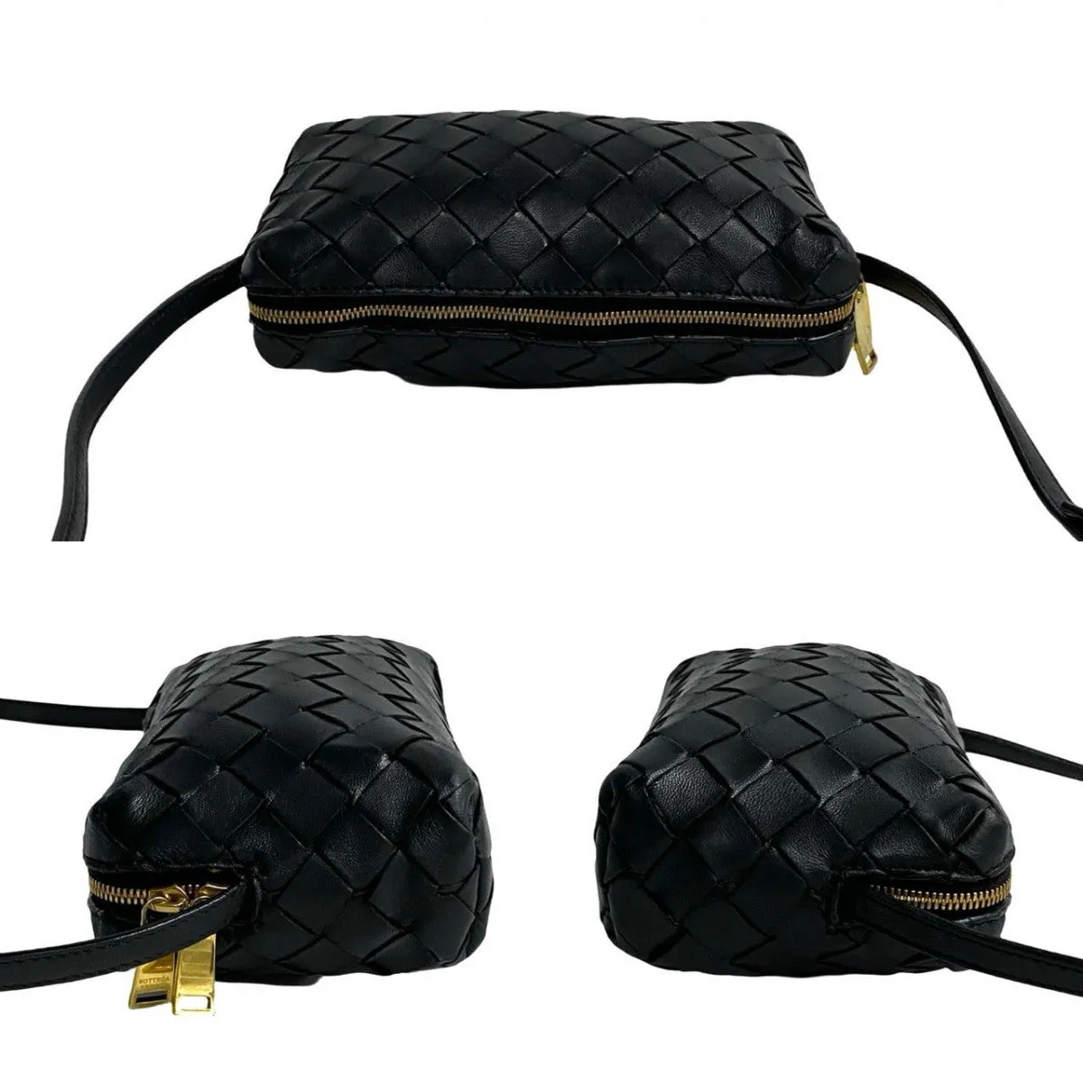 BOTTEGAVENETA Shoulder Bag leather black