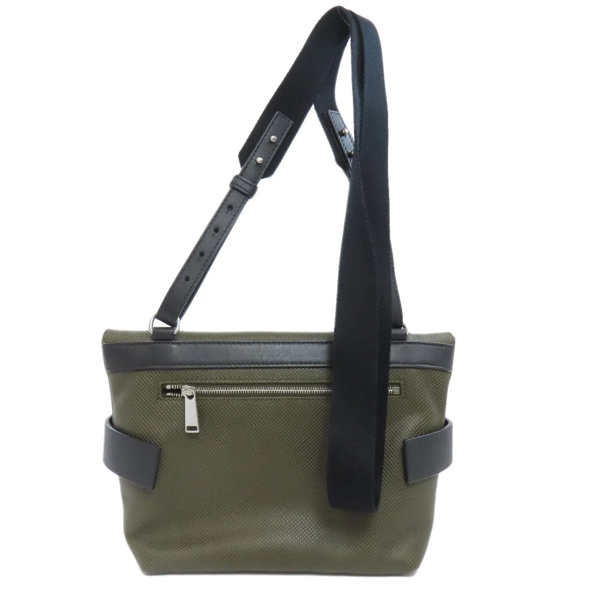 BOTTEGAVENETA Shoulder Bag PVC green logo Women Used