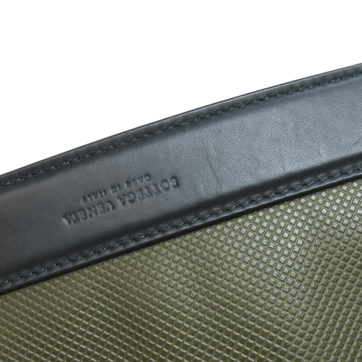BOTTEGAVENETA Shoulder Bag PVC green logo Women Used