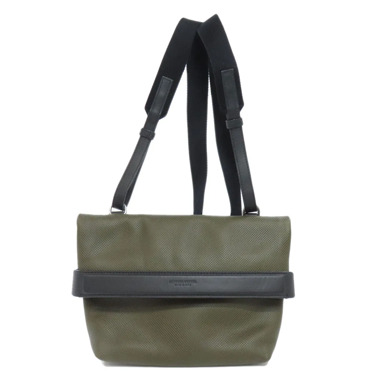 BOTTEGAVENETA Shoulder Bag PVC green logo Women Used
