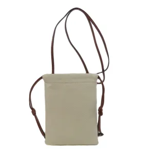 BURBERRY Shoulder Bag canvas beige Pochette Women Used