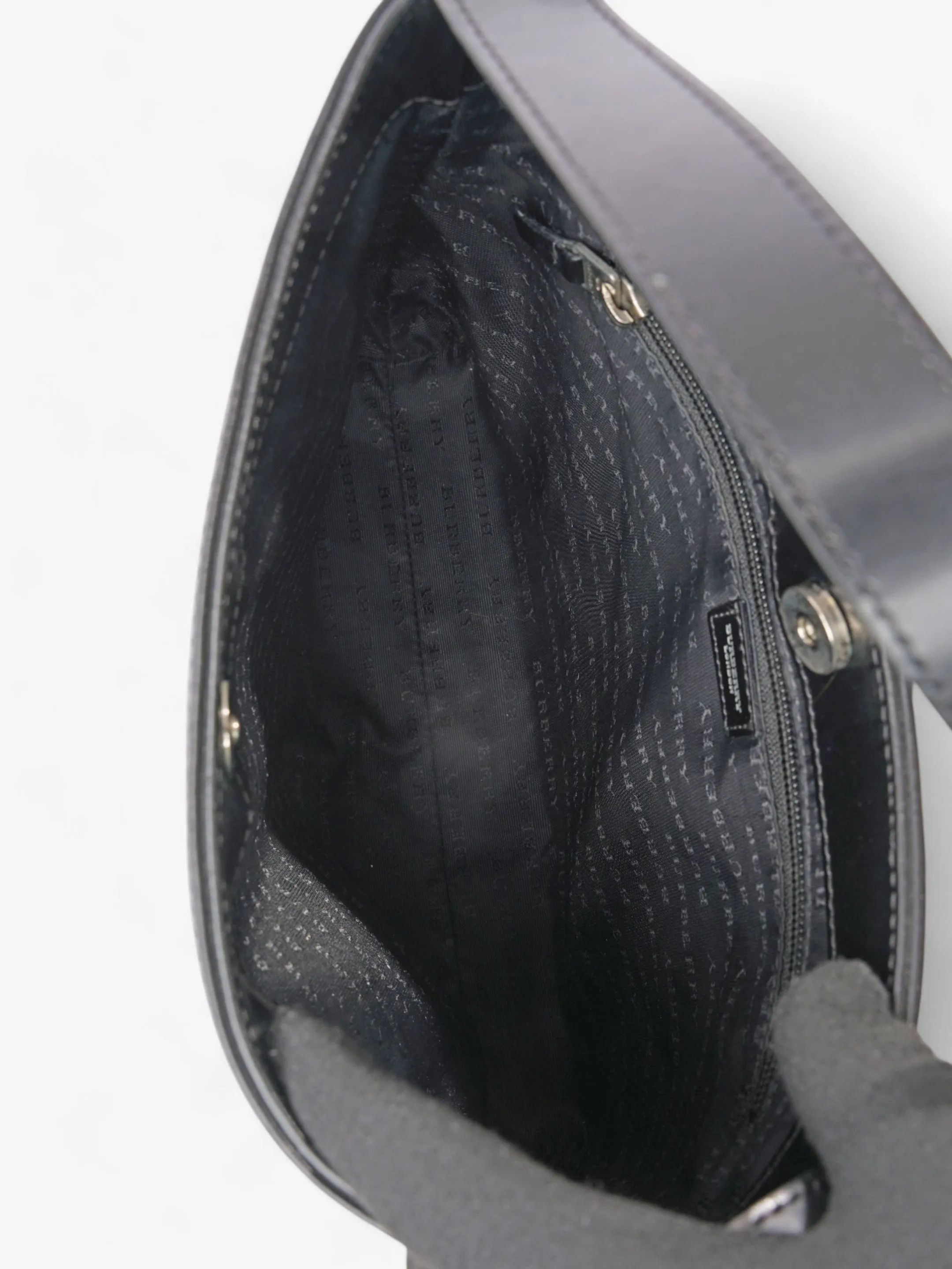 Burberry Vintage Shoulder Bag Nova Check / Black Canvas