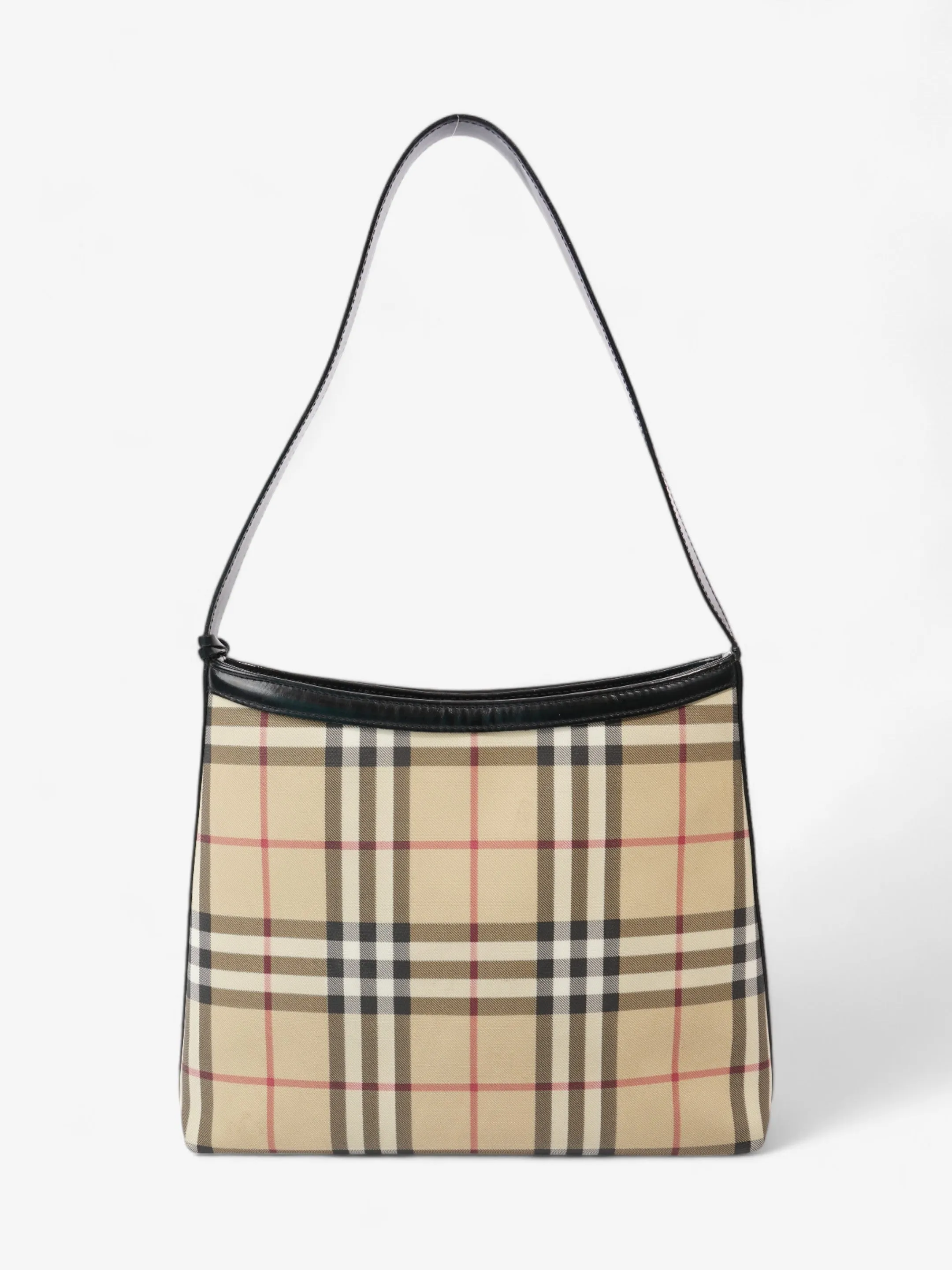 Burberry Vintage Shoulder Bag Nova Check / Black Canvas