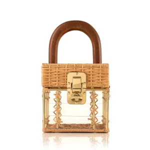 Cacau Gold Bag Crystal
