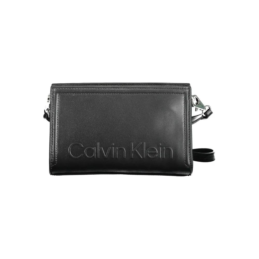 Calvin Klein Black Polyester Women Handbag