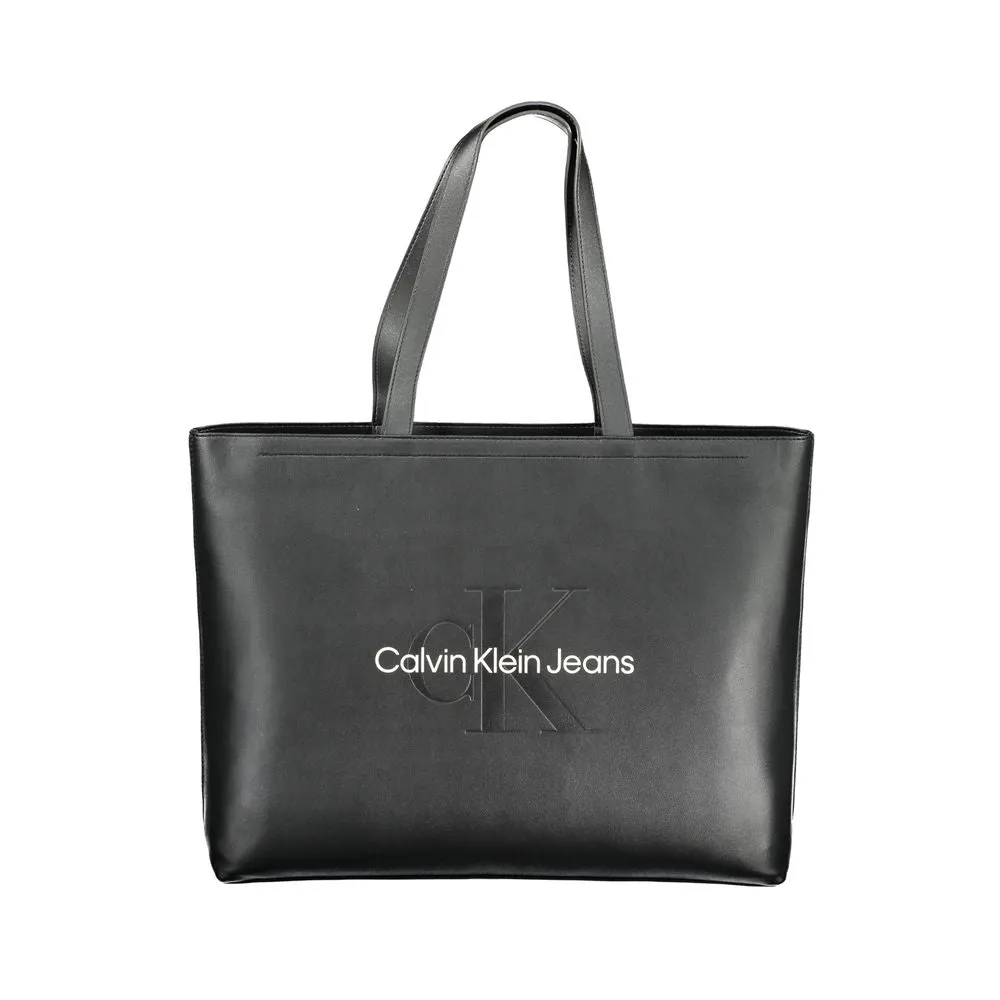 Calvin Klein Black Polyethylene Women Handbag