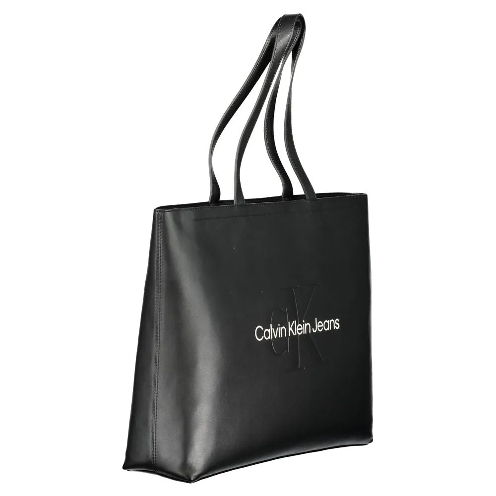 Calvin Klein Black Polyethylene Women Handbag