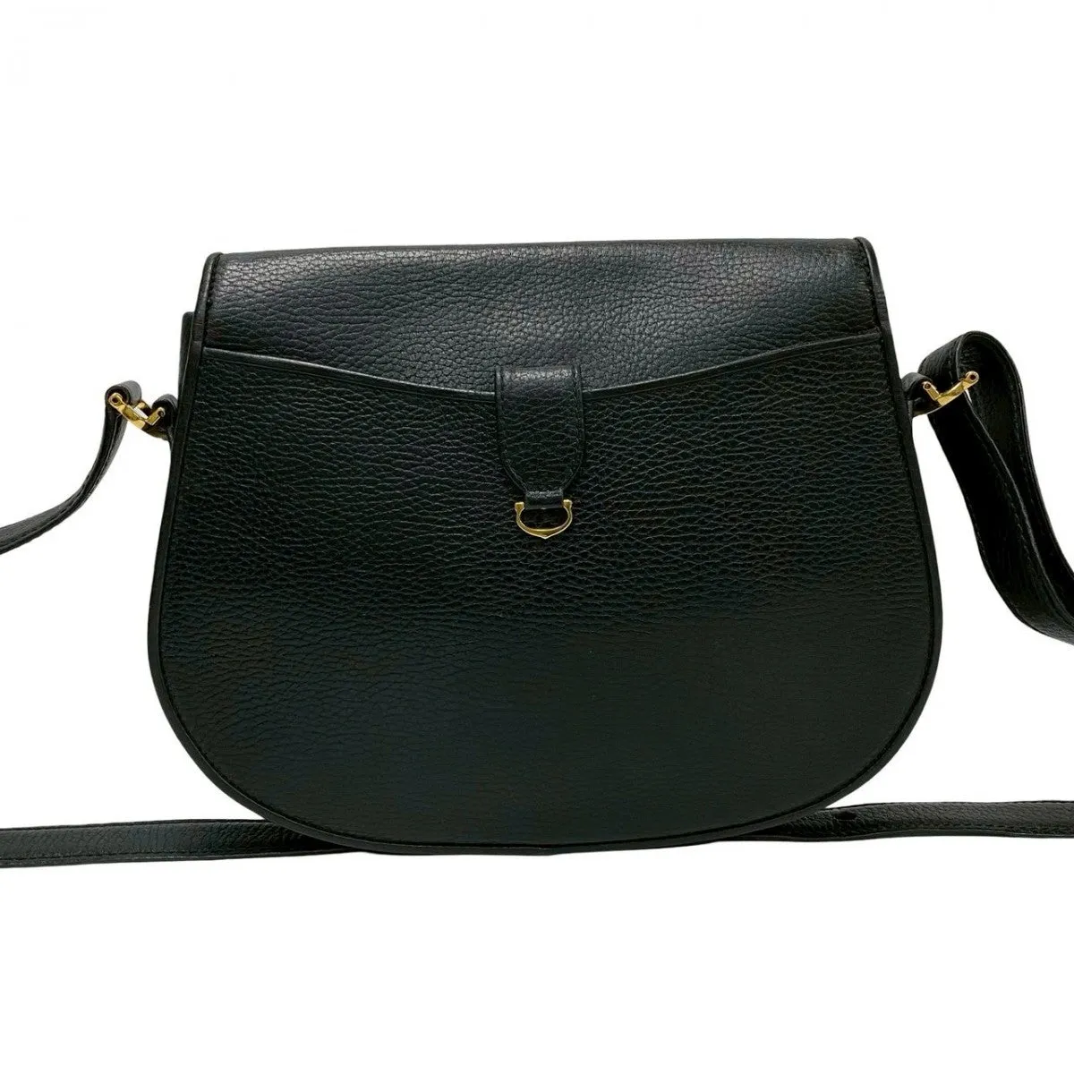 CARTIER Shoulder Bag leather black Must Line