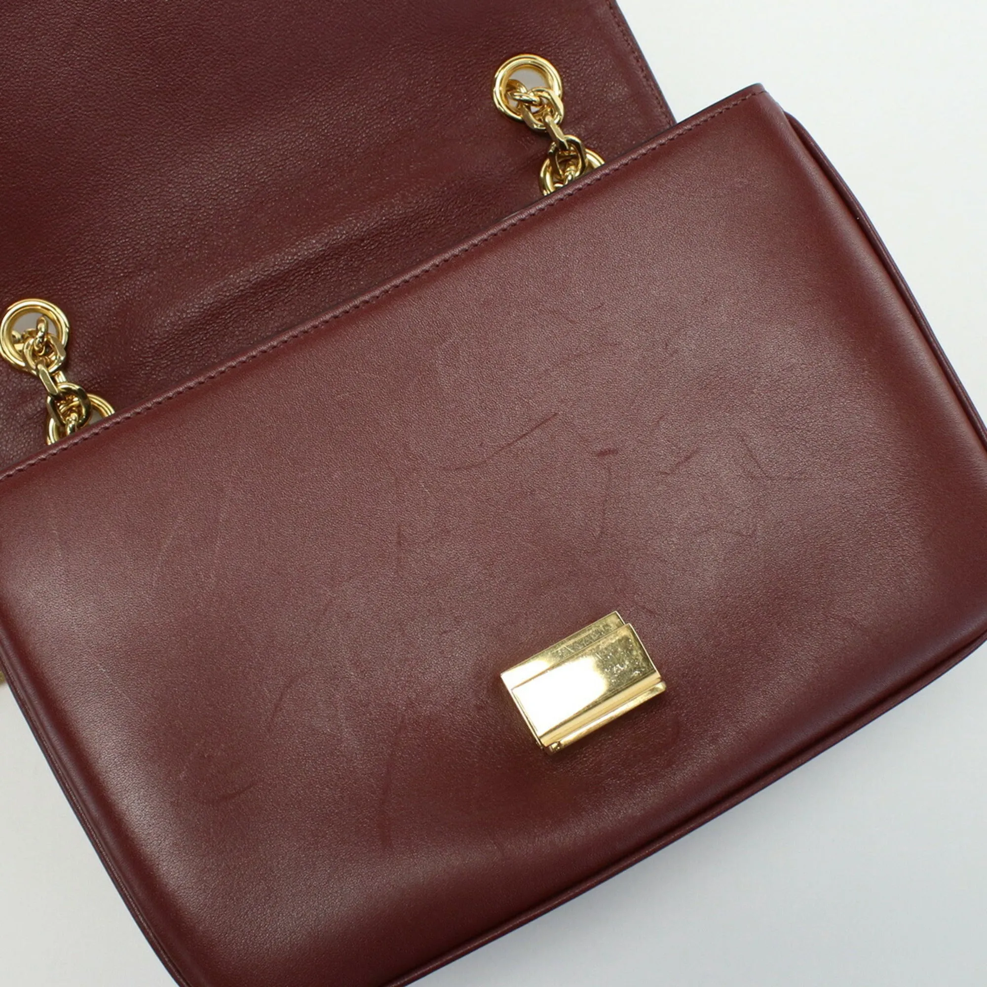 Celine C Medium Bag 18725 3BFB 28LB Shoulder Leather Women's