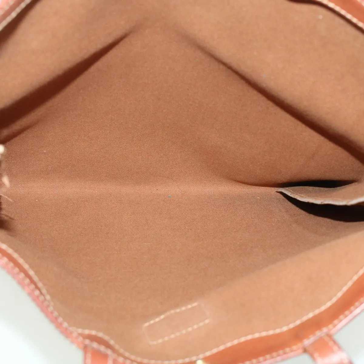Celine Macadam Canvas Shoulder Bag PVC Leather Beige  45023