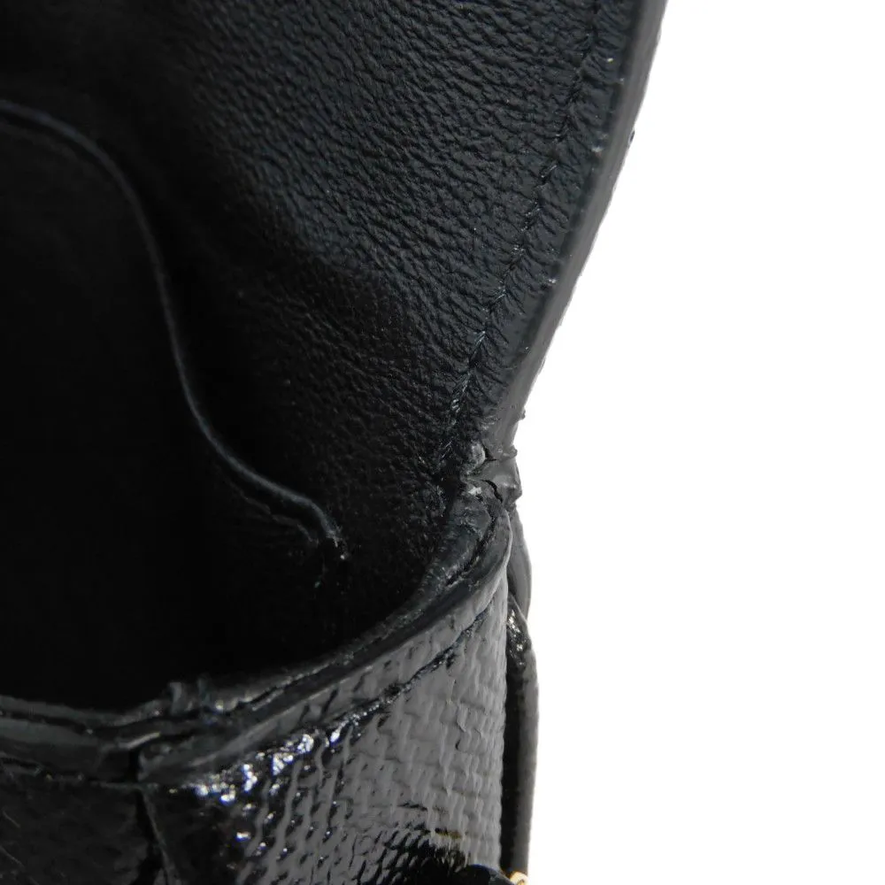 CELINE Shoulder Bag 190494BOE.38NO Karung leather black exotic Tassel small bag Women Used