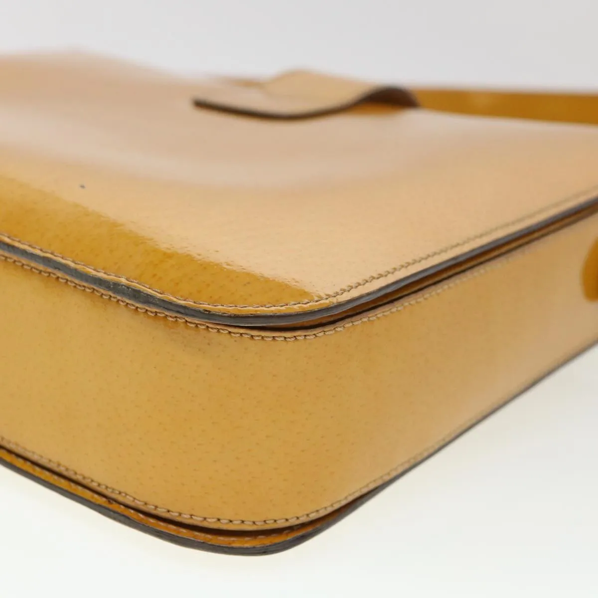 Celine Shoulder Bag Enamel Yellow  39621