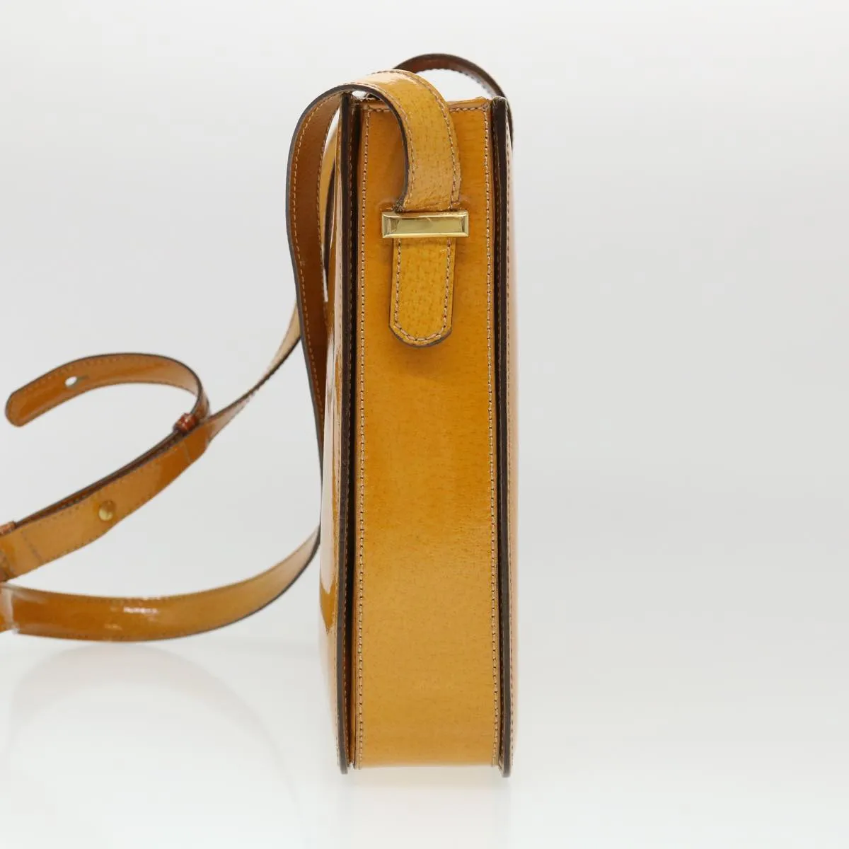 Celine Shoulder Bag Enamel Yellow  39621