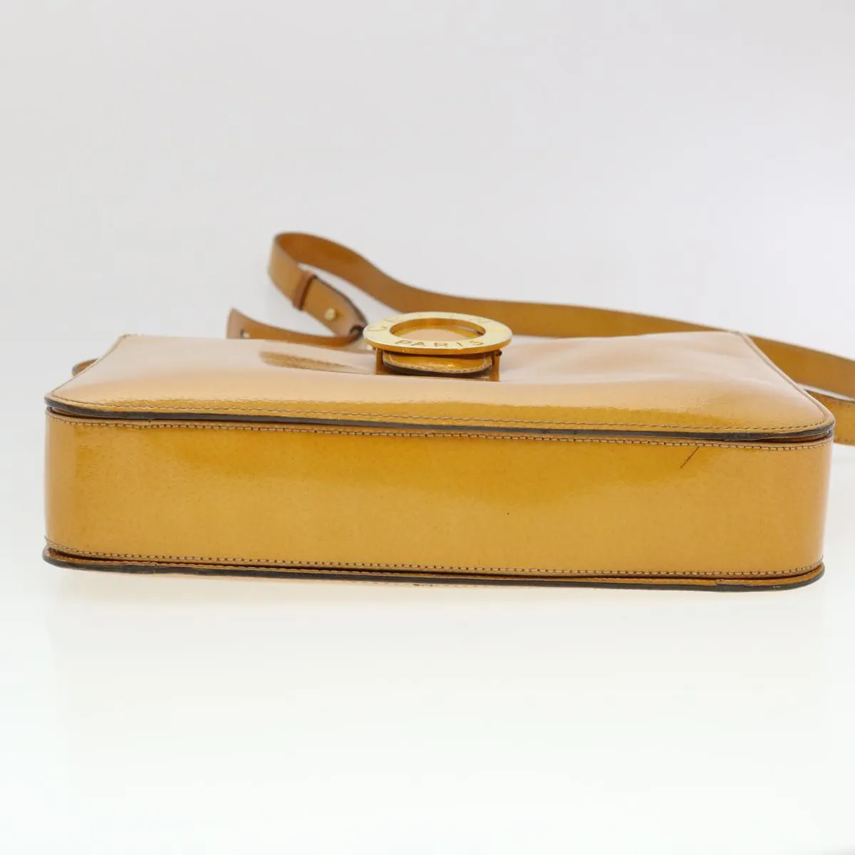 Celine Shoulder Bag Enamel Yellow  39621