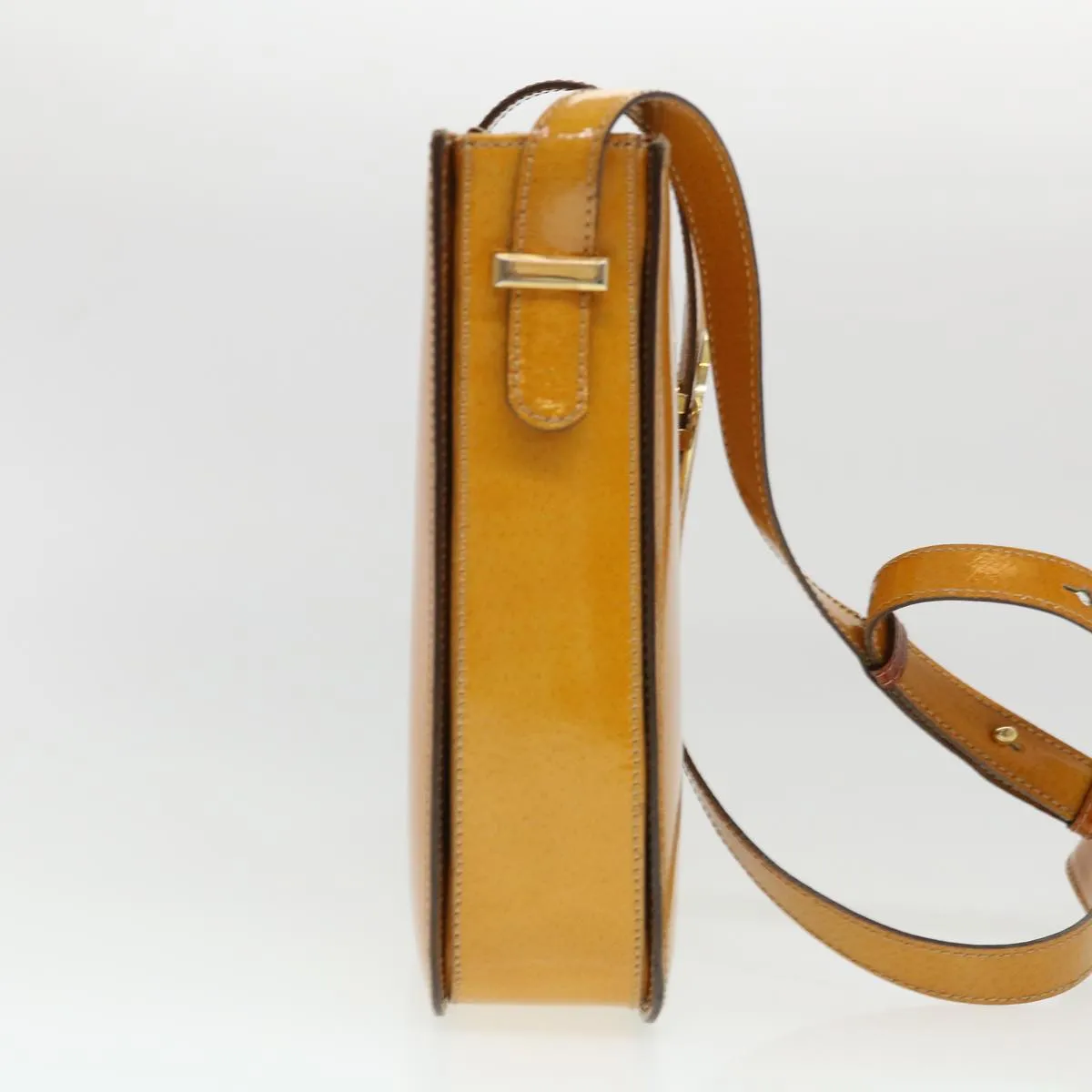 Celine Shoulder Bag Enamel Yellow  39621