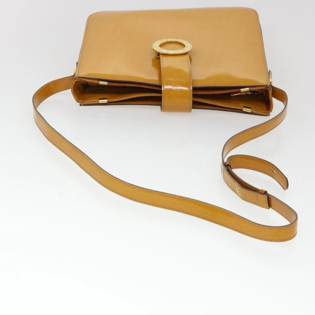 Celine Shoulder Bag Enamel Yellow  39621