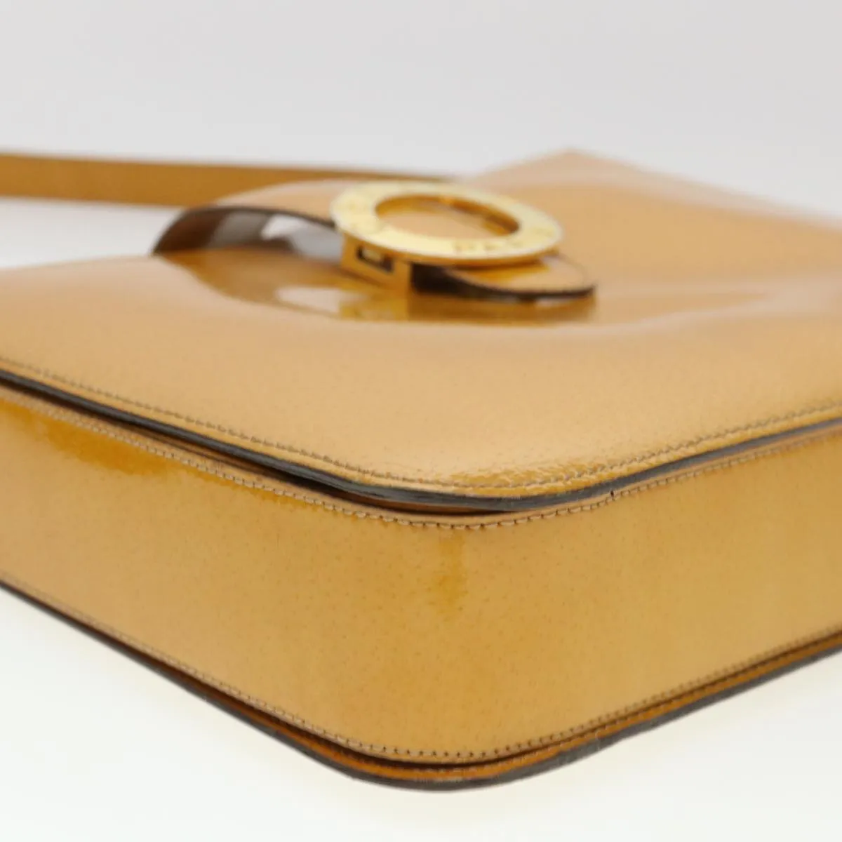 Celine Shoulder Bag Enamel Yellow  39621