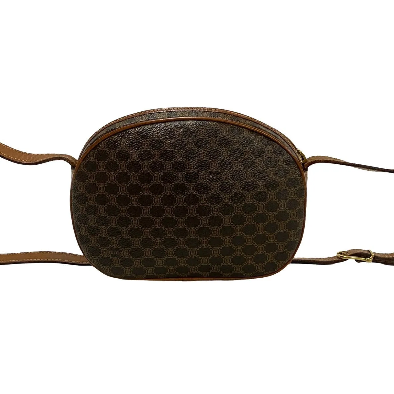 CELINE Shoulder Bag leather Brown