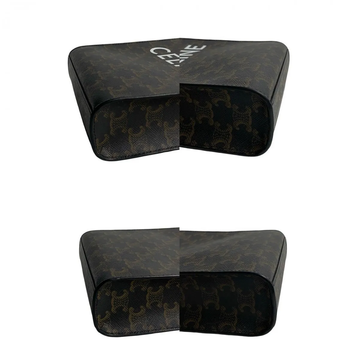 CELINE Shoulder Bag leather Brown