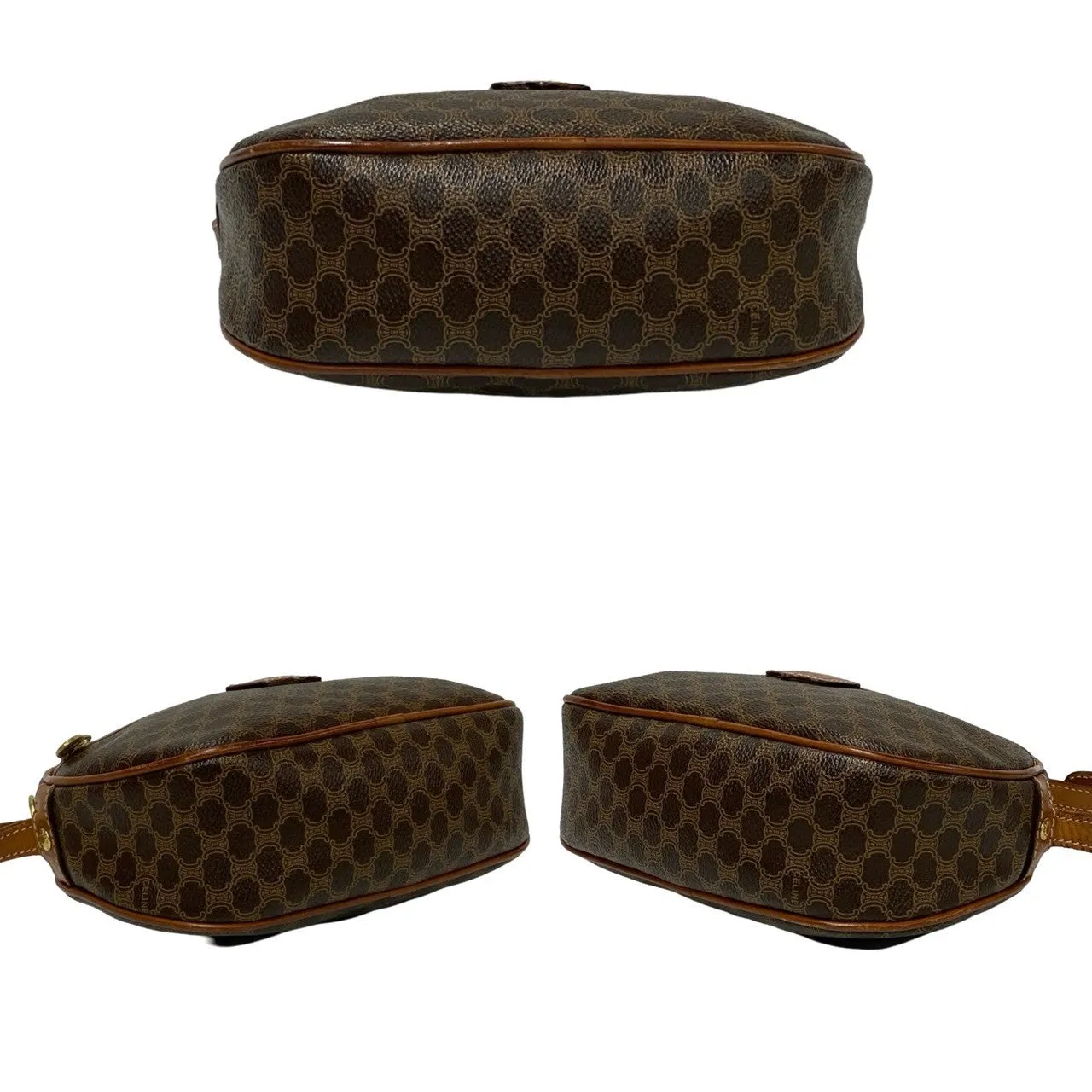 CELINE Shoulder Bag leather Brown