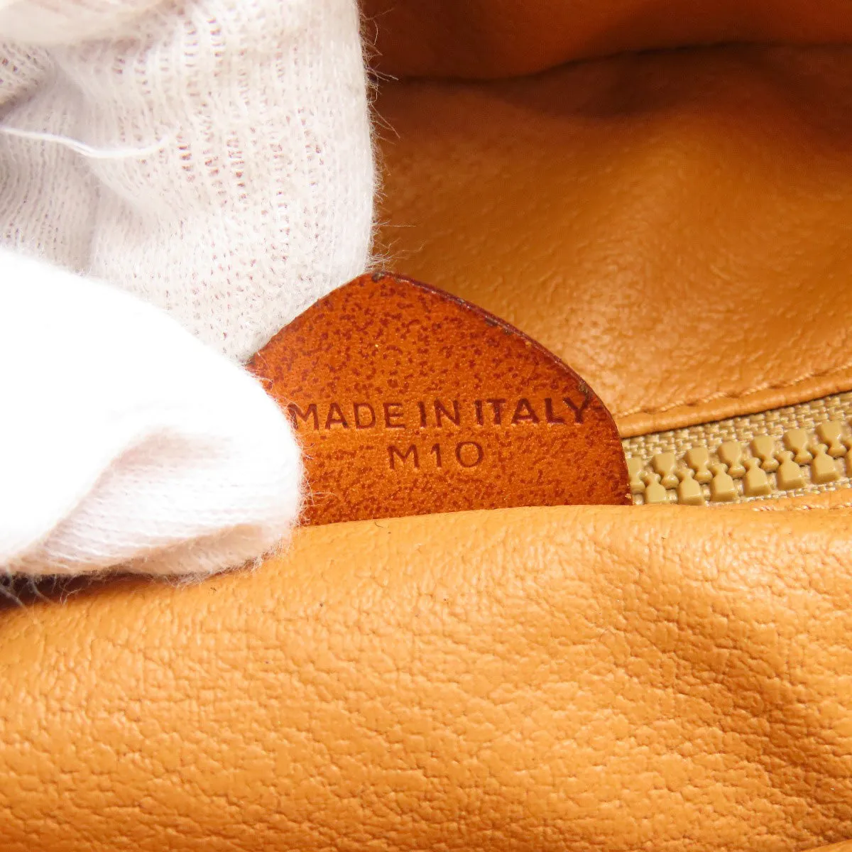 CELINE Shoulder Bag PVC Brown Macadam 2WAY
