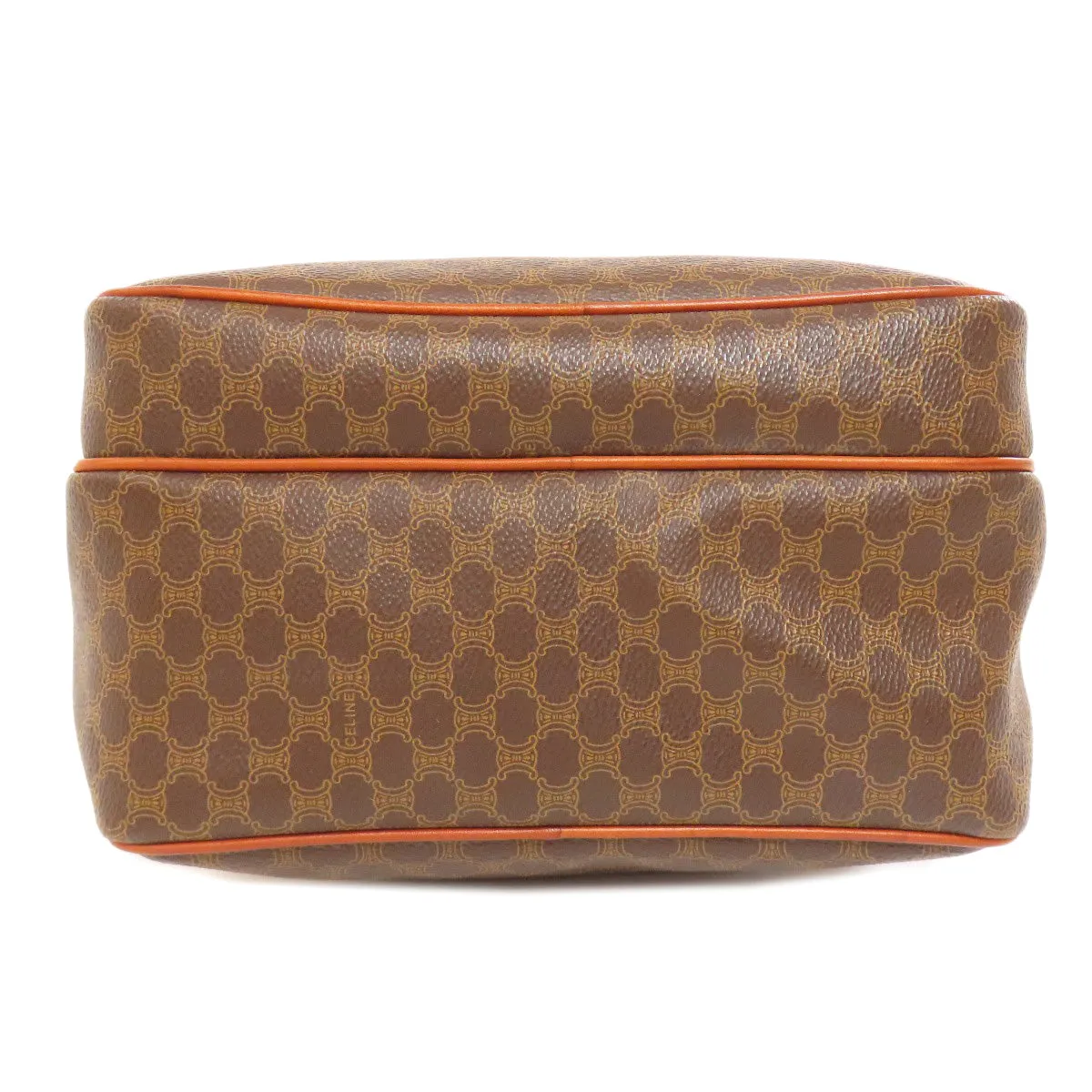 CELINE Shoulder Bag PVC Brown Macadam 2WAY