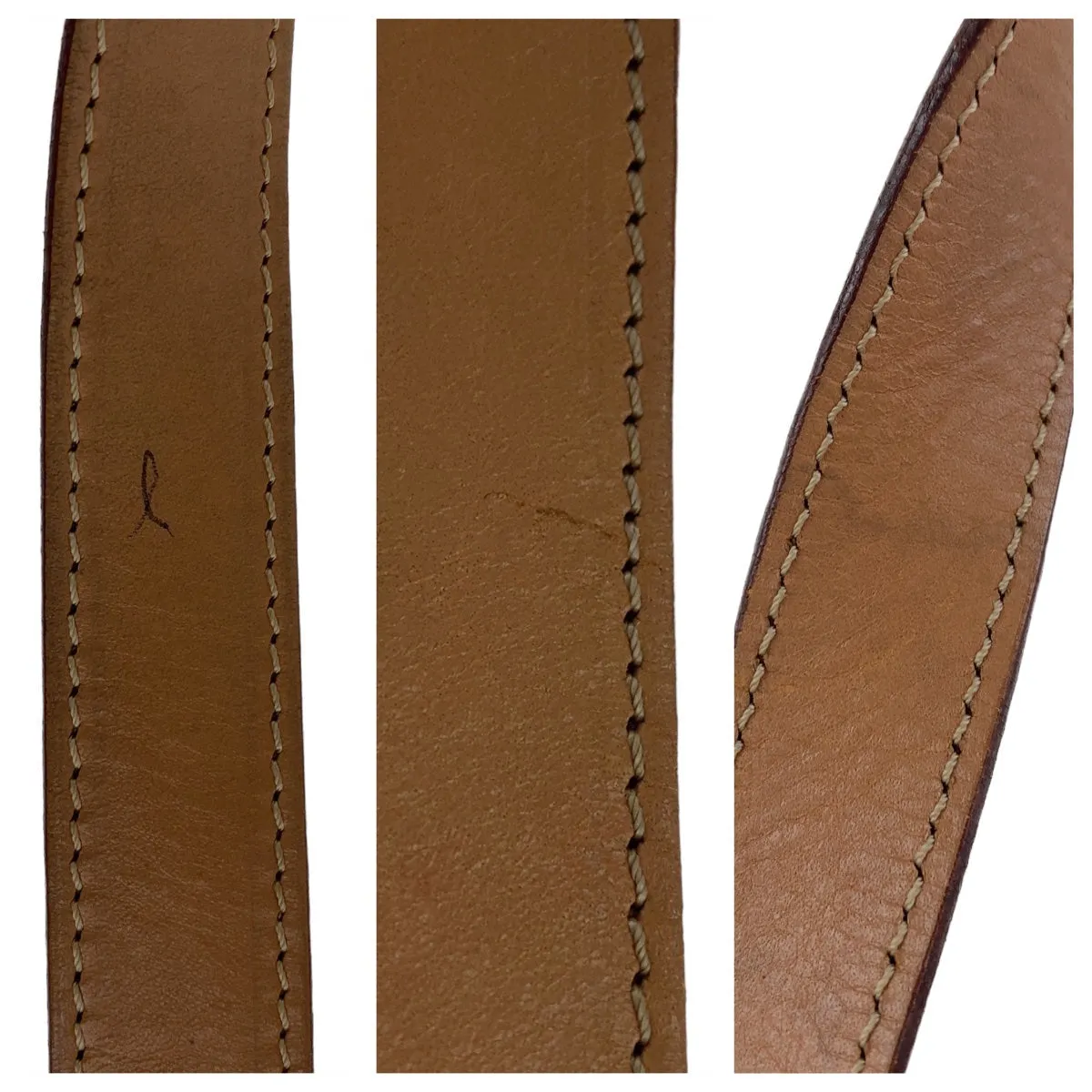 CELINE Shoulder Bag PVC, Leather Brown Gold Metal Crossbody Shoulder Bag Macadam Women Used