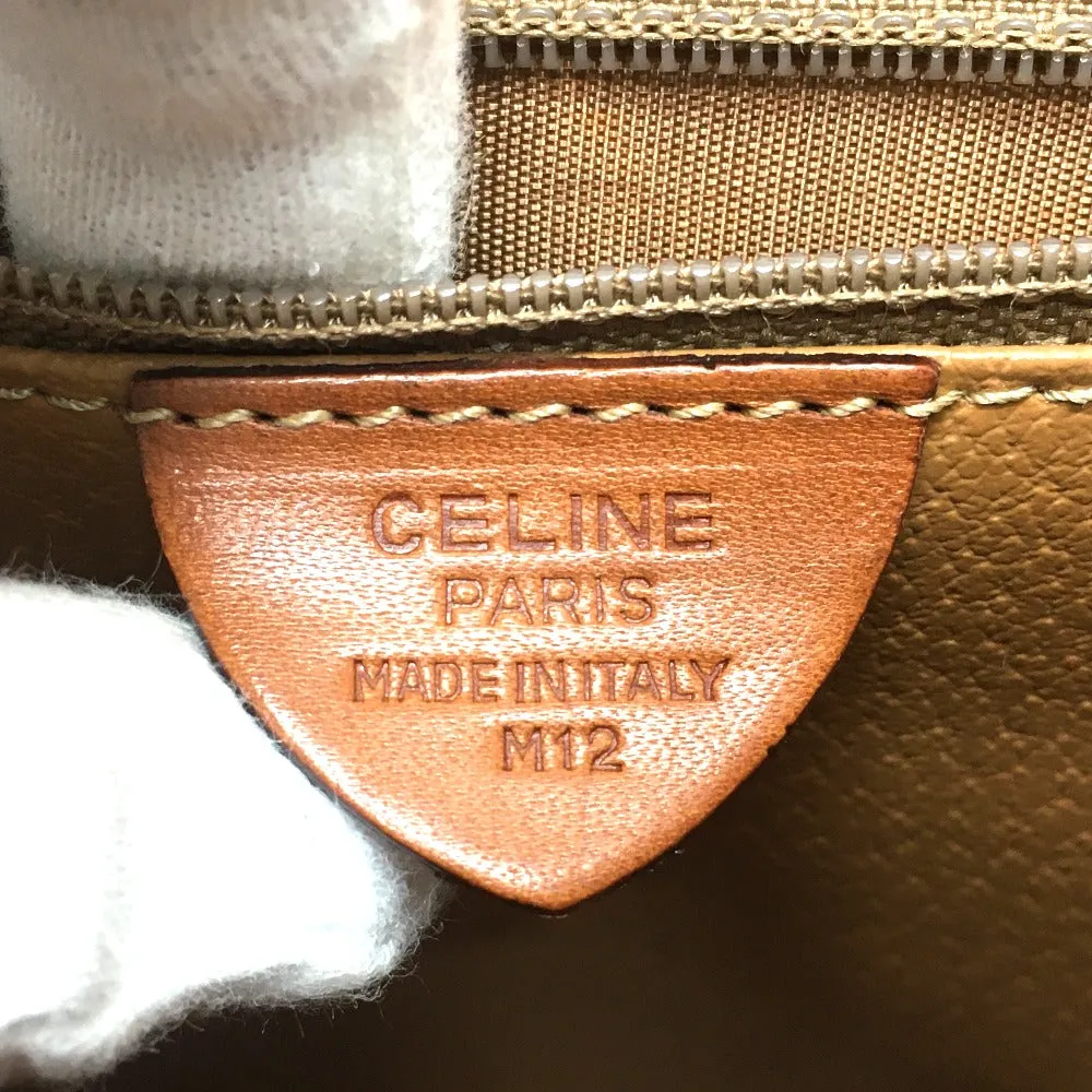 CELINE Shoulder Bag PVC / Leather Brown Macadam One handle Women Used