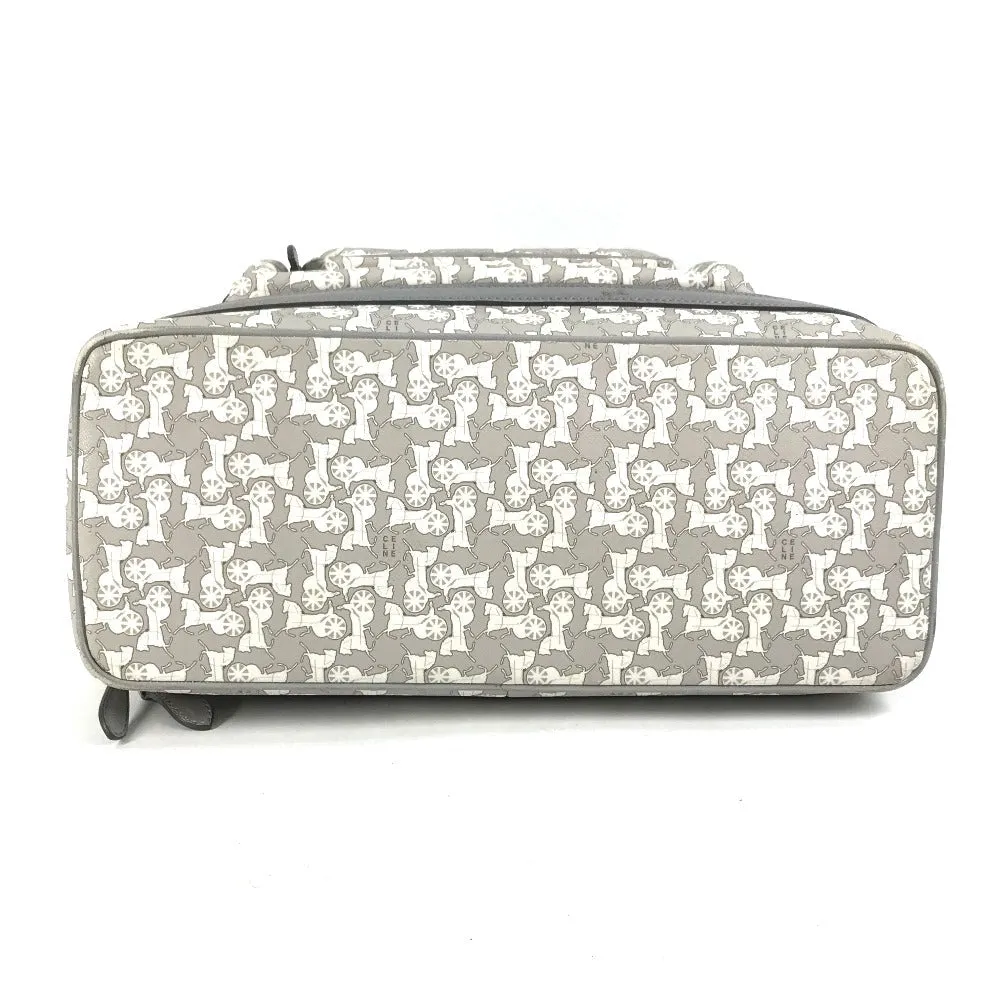 CELINE Shoulder Bag PVC / Leather gray Ai Tominaga collaboration Sulky Mothers bag Women Used