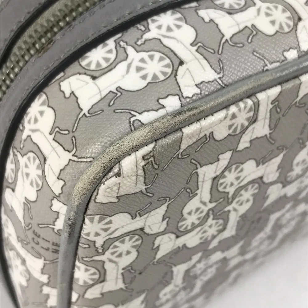CELINE Shoulder Bag PVC / Leather gray Ai Tominaga collaboration Sulky Mothers bag Women Used