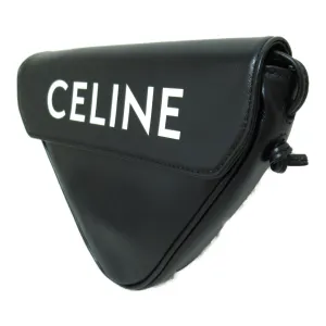 Celine Truck shoulder bag Black leather 195903DCS38SI