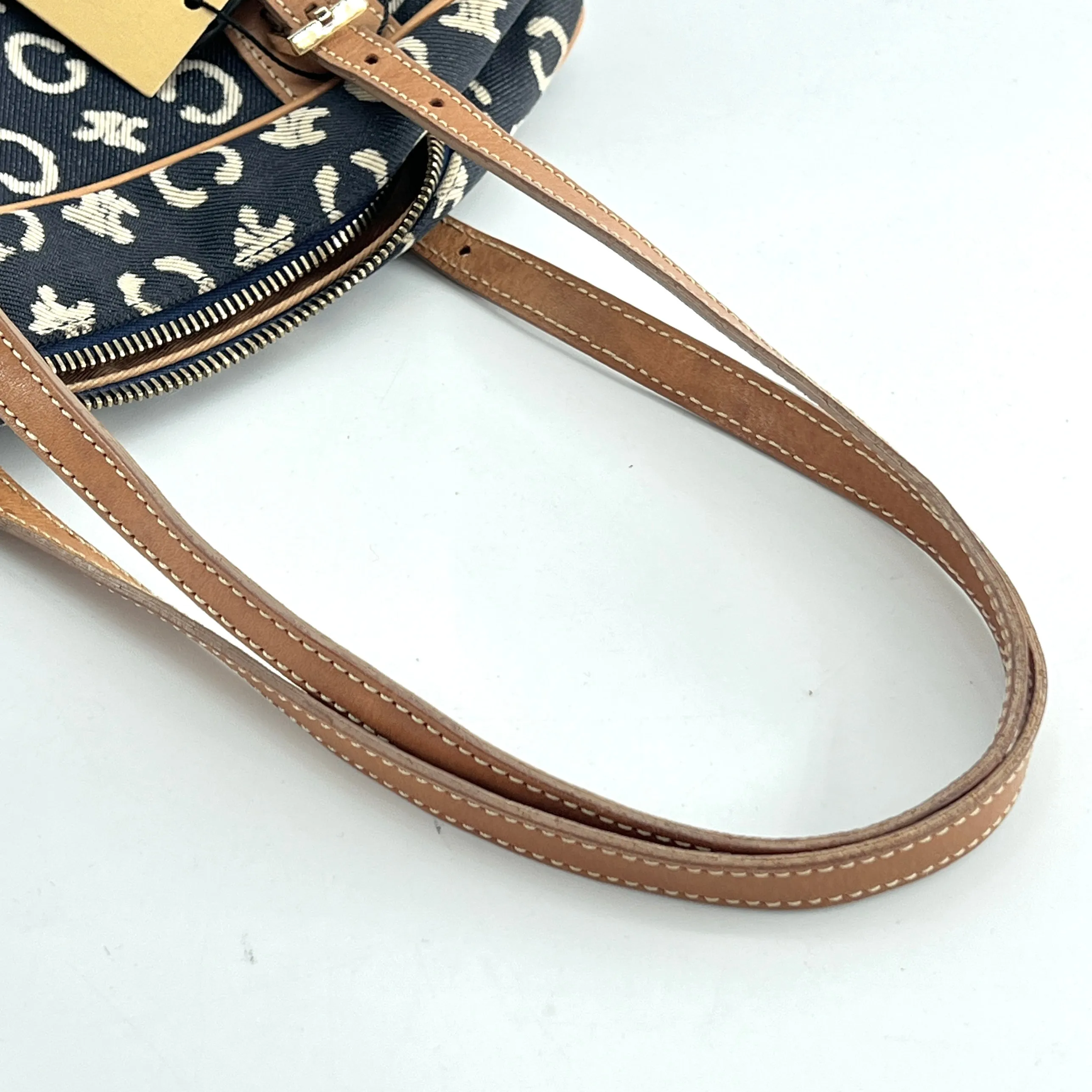 Celine Vintage Canvas Shoulder Bag