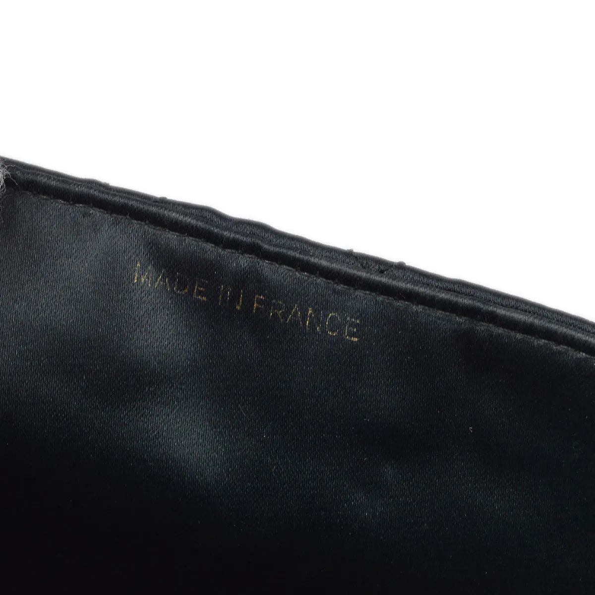 Chanel 1986-1888 Black Satin Mini Classic Square Flap Shoulder Bag 17