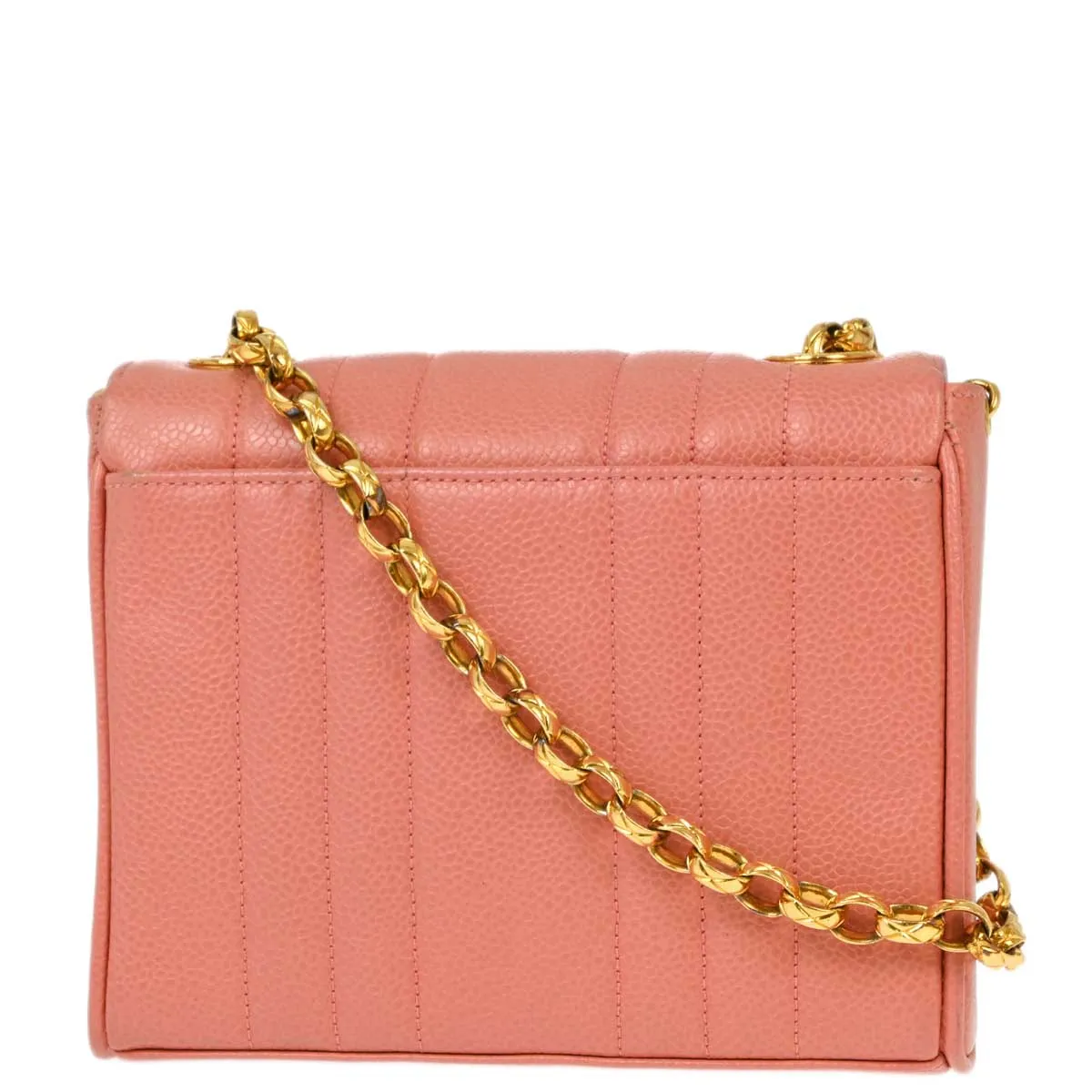 Chanel * 1991-1994 Pink Caviar Mademoiselle Shoulder Bag