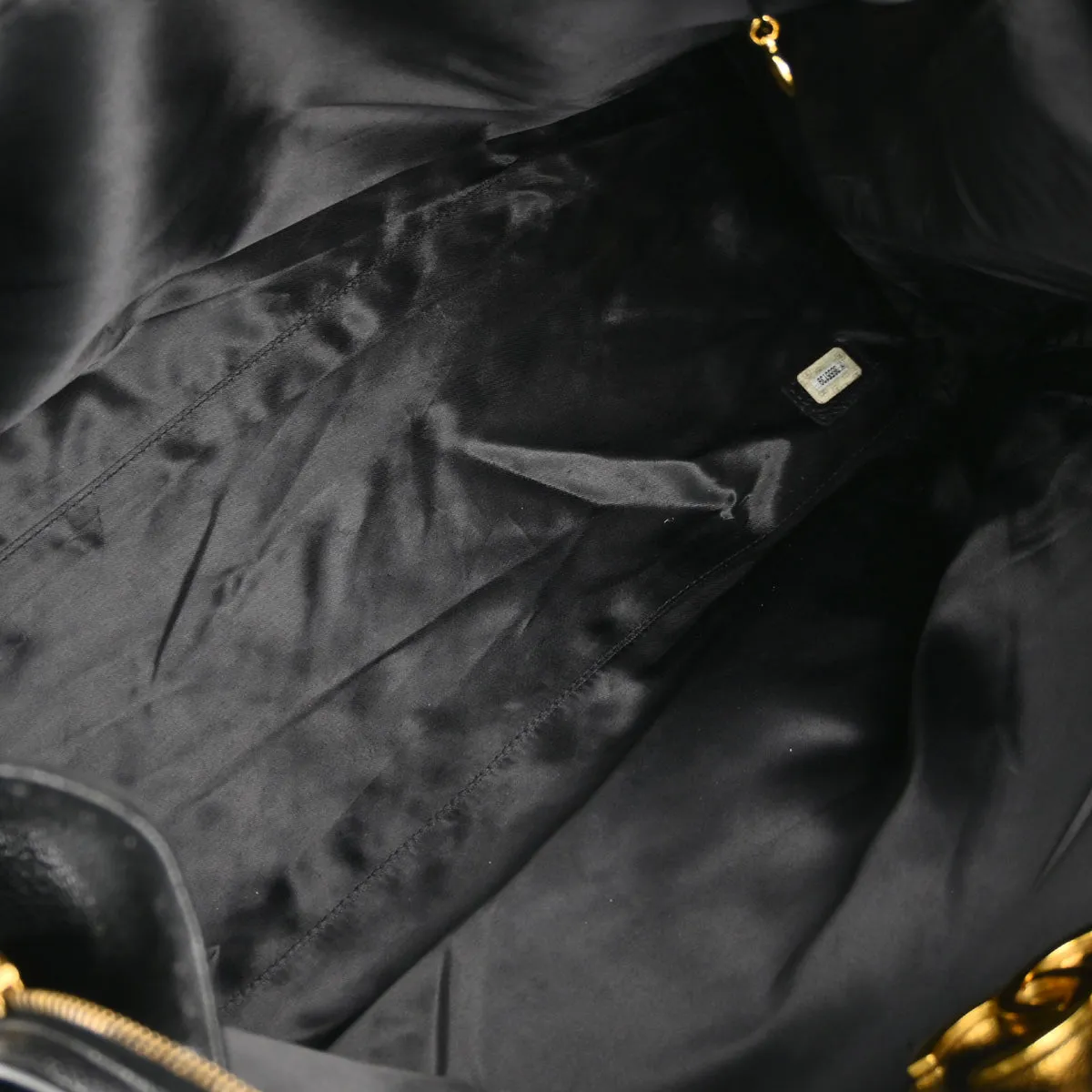 Chanel 1994-1996 Black Caviar Supermodel Shoulder Bag