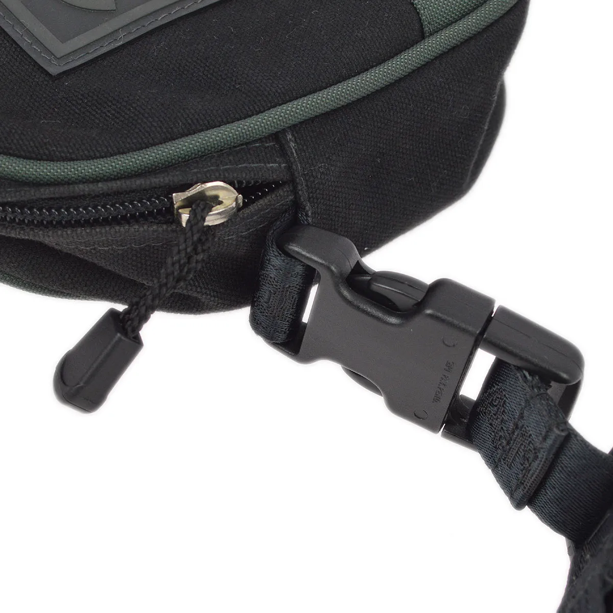 Chanel 2003-2004 Black Green Sport Line Bum Shoulder Bag