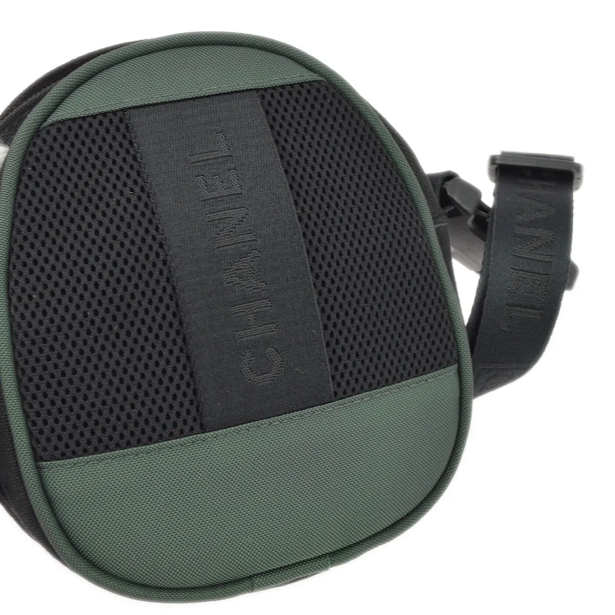 Chanel 2003-2004 Black Green Sport Line Bum Shoulder Bag