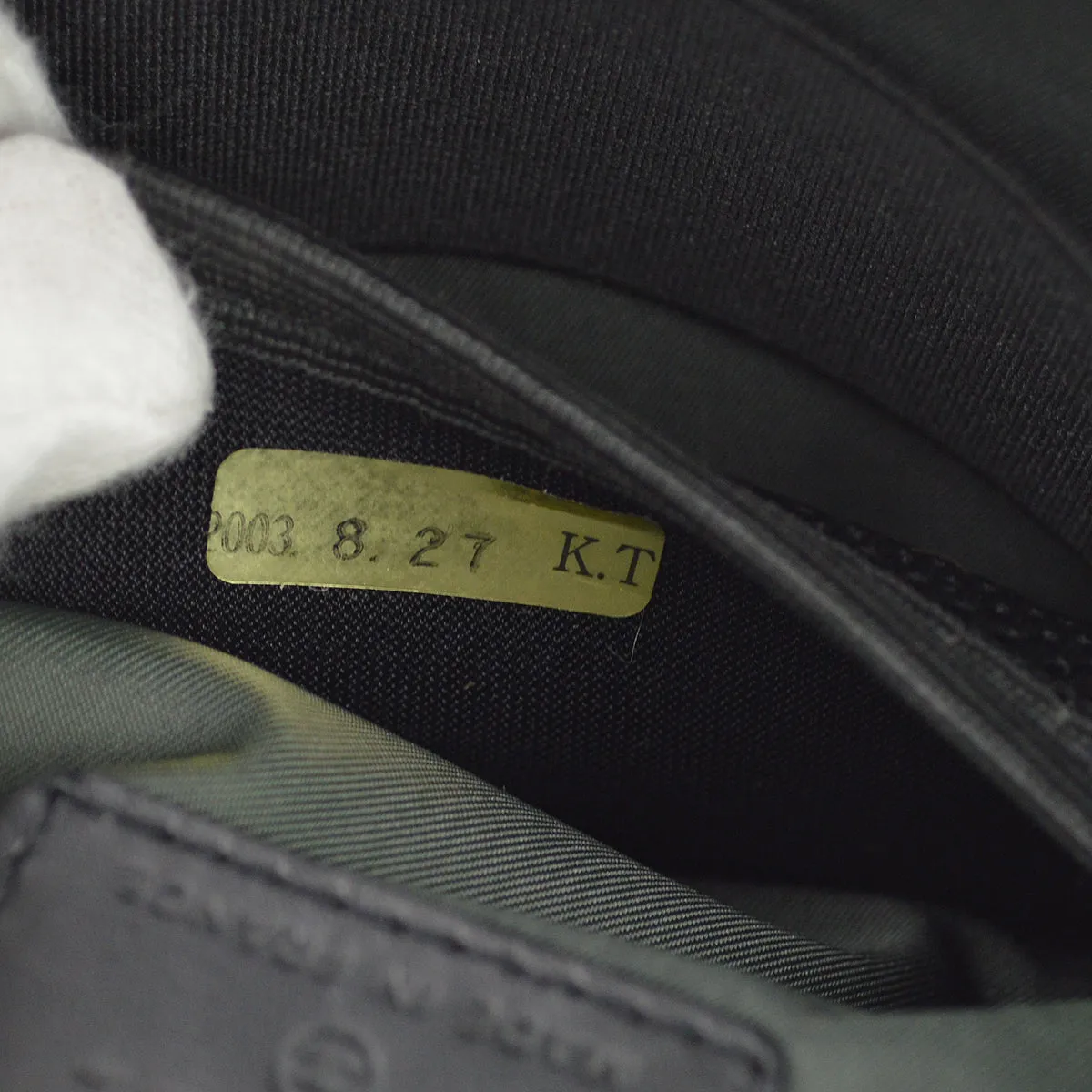 Chanel 2003-2004 Black Green Sport Line Bum Shoulder Bag