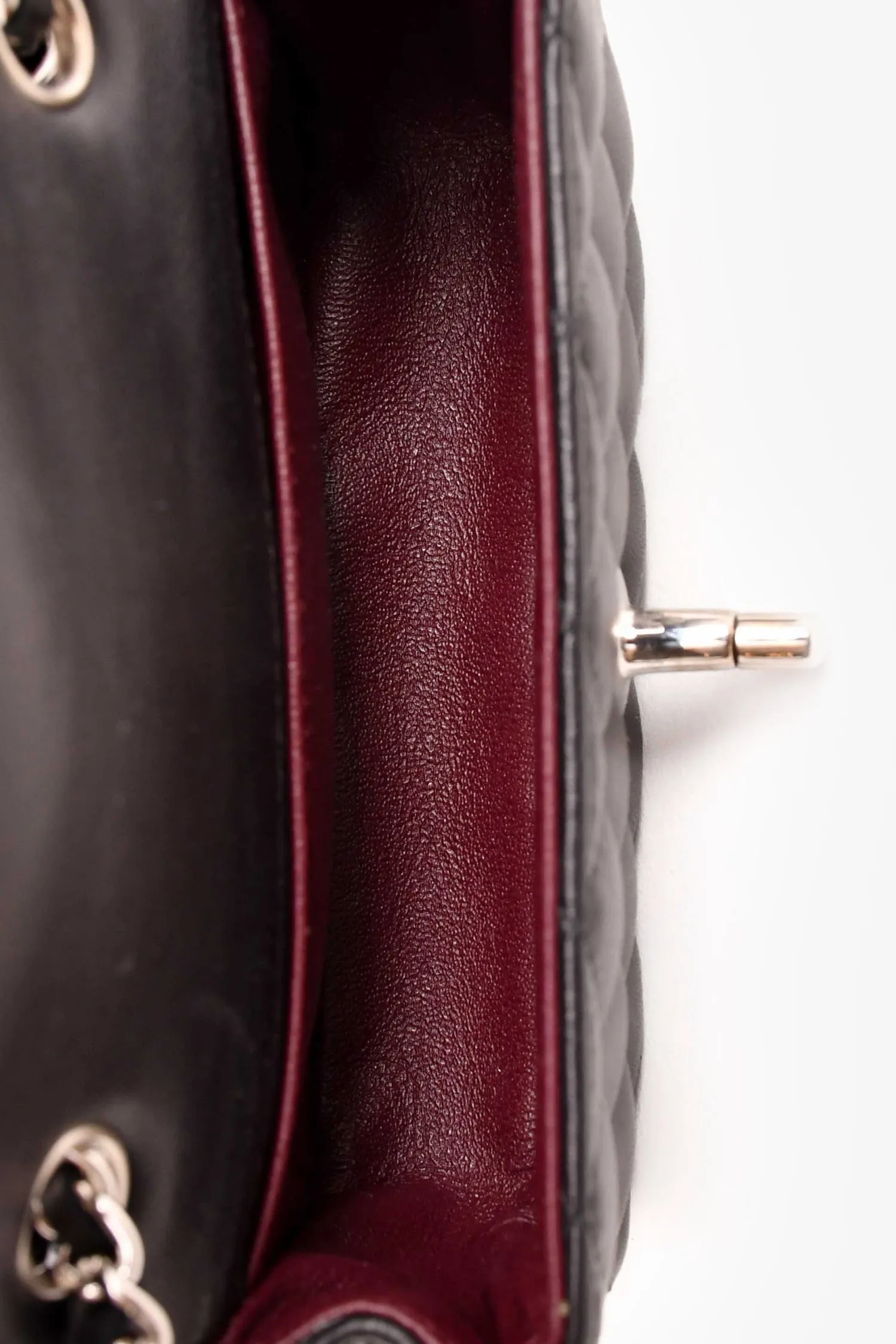 Chanel? 2011/12 Black Lambskin Twin Flap Shoulder Bag