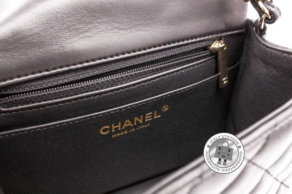 Chanel A35200 Y04059 Classic CC Flap Black   94305 Lambskin Mini Shoulder Bags Pbhw
