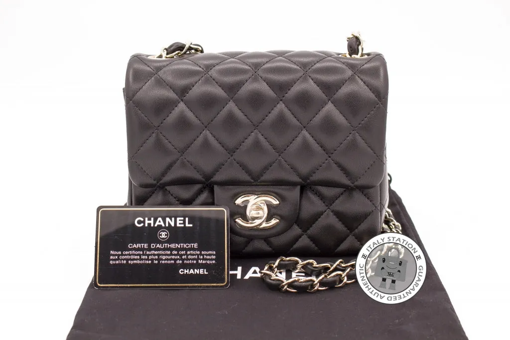 Chanel A35200 Y04059 Classic CC Flap Black   94305 Lambskin Mini Shoulder Bags Pbhw